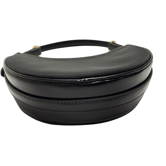 Prada Arque Nylon Mini Bag With Leather Trim in Black - Picture 5 of 9